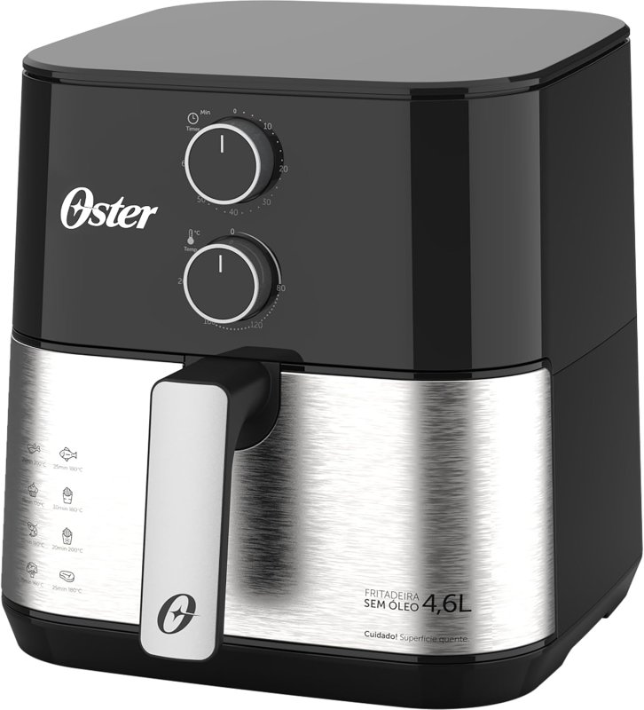 BLACK FRIDAY Fritadeira Sem Óleo Oster 127V - OFRT520, PRETO